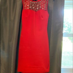 Red sexy bodycon dress